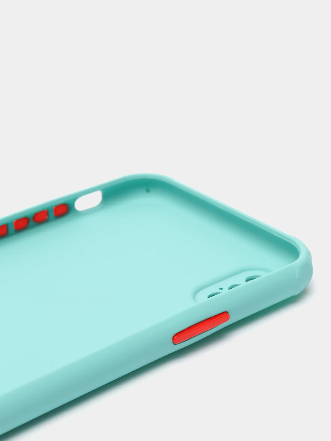 Бежевый чехол iPhone X / Xs силиконовый противоударный цветной матовый