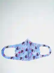 Лазурный маска защитная детская многоразовая из неопрена, 17 цветов