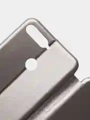 Серый чехол книжка на Honor 7c / Honor 7a Pro / Huawei Y6 2018 / Y6 Prime (5.7)
