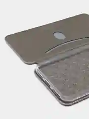 Серый чехол книжка на Honor 7c / Honor 7a Pro / Huawei Y6 2018 / Y6 Prime (5.7)