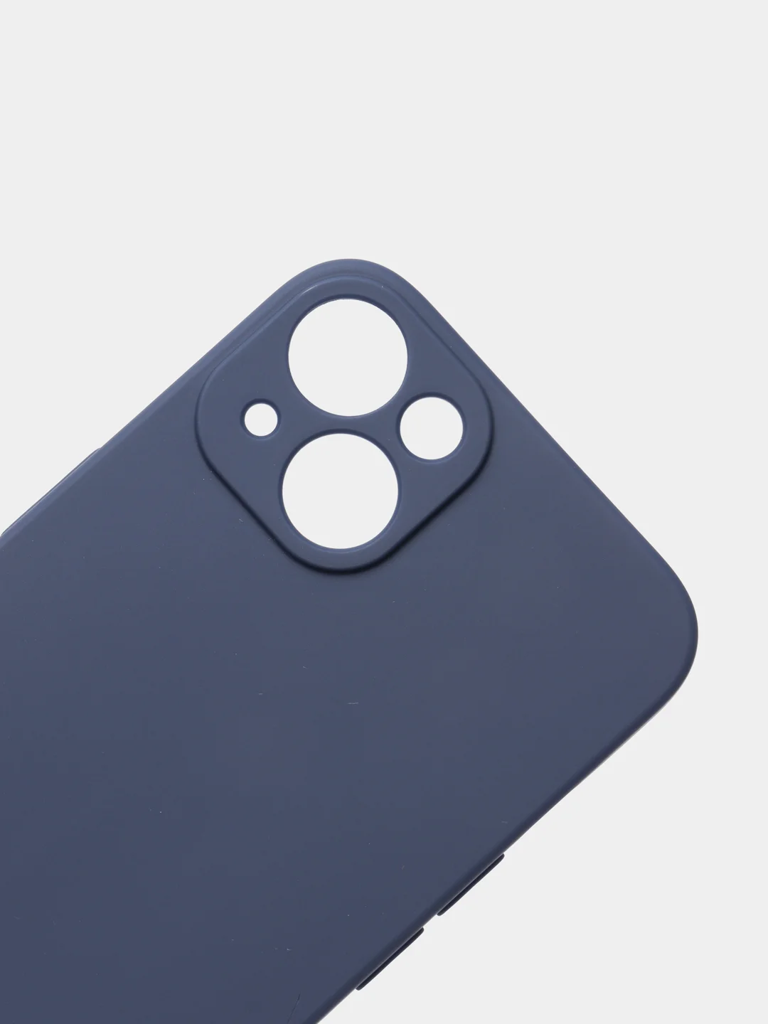 Темно-синий чехол силиконовый для iPhone 7, 8 SE 2020, 11, 12, 13, Pro, Max, mini, защита камеры