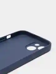 Темно-синий чехол силиконовый для iPhone 7, 8 SE 2020, 11, 12, 13, Pro, Max, mini, защита камеры