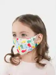 Красный маска защитная детская многоразовая из неопрена, 17 цветов
