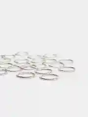 Серебряный кольцо соединительное 6,8,10 ,12 мм   30 шт