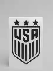 Черный наклейка на авто "USA"