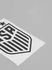 Черный наклейка на авто "USA"