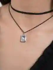 Серебряный чокер