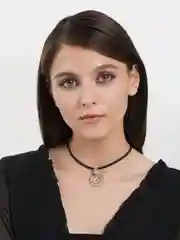 Серый металлик чокер