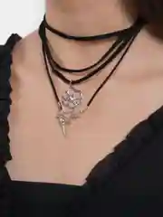 Черный подвеска на шею
