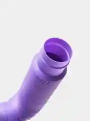 Фиолетовый трубка поп ит/ Pop tubes/Поп ит трубка 21 см/Игрушка антистресс/Трубка гофра для детей