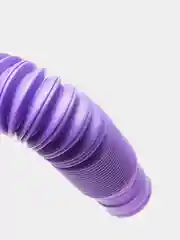 Фиолетовый трубка поп ит/ Pop tubes/Поп ит трубка 21 см/Игрушка антистресс/Трубка гофра для детей