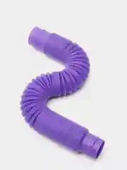 Фиолетовый трубка поп ит/ Pop tubes/Поп ит трубка 21 см/Игрушка антистресс/Трубка гофра для детей