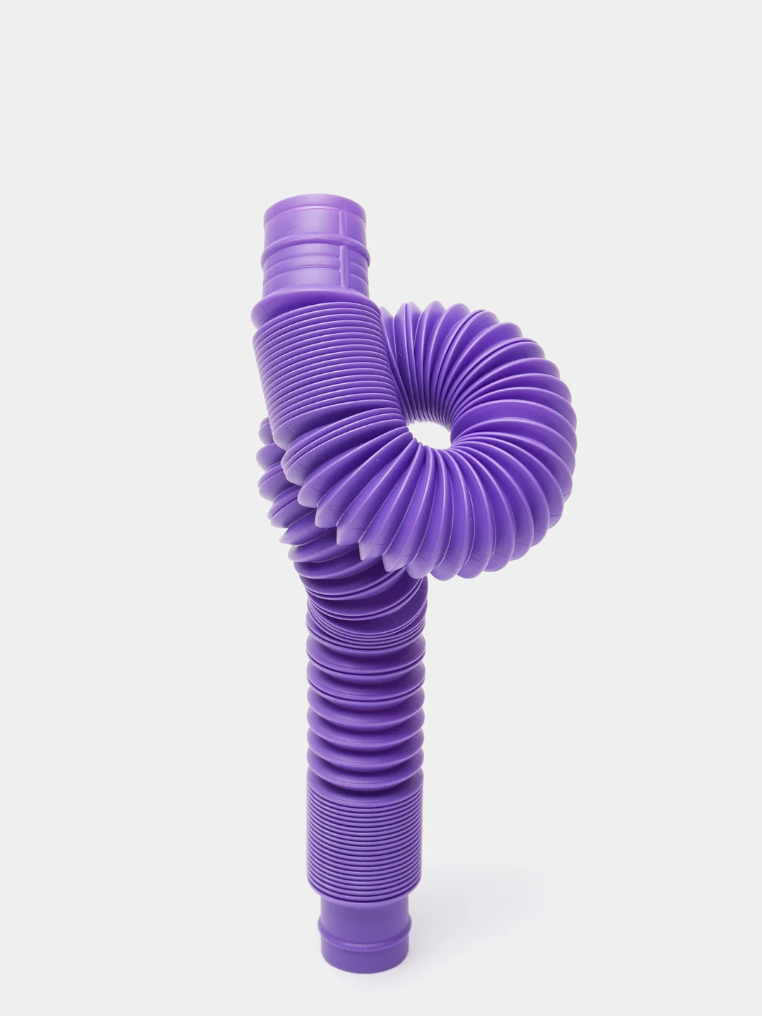 Фиолетовый трубка поп ит/ Pop tubes/Поп ит трубка 21 см/Игрушка антистресс/Трубка гофра для детей