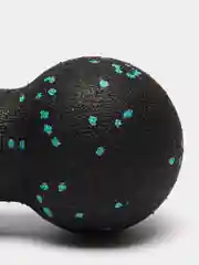 Синий мяч двойной массажный для МФР, йоги и фитнеса
