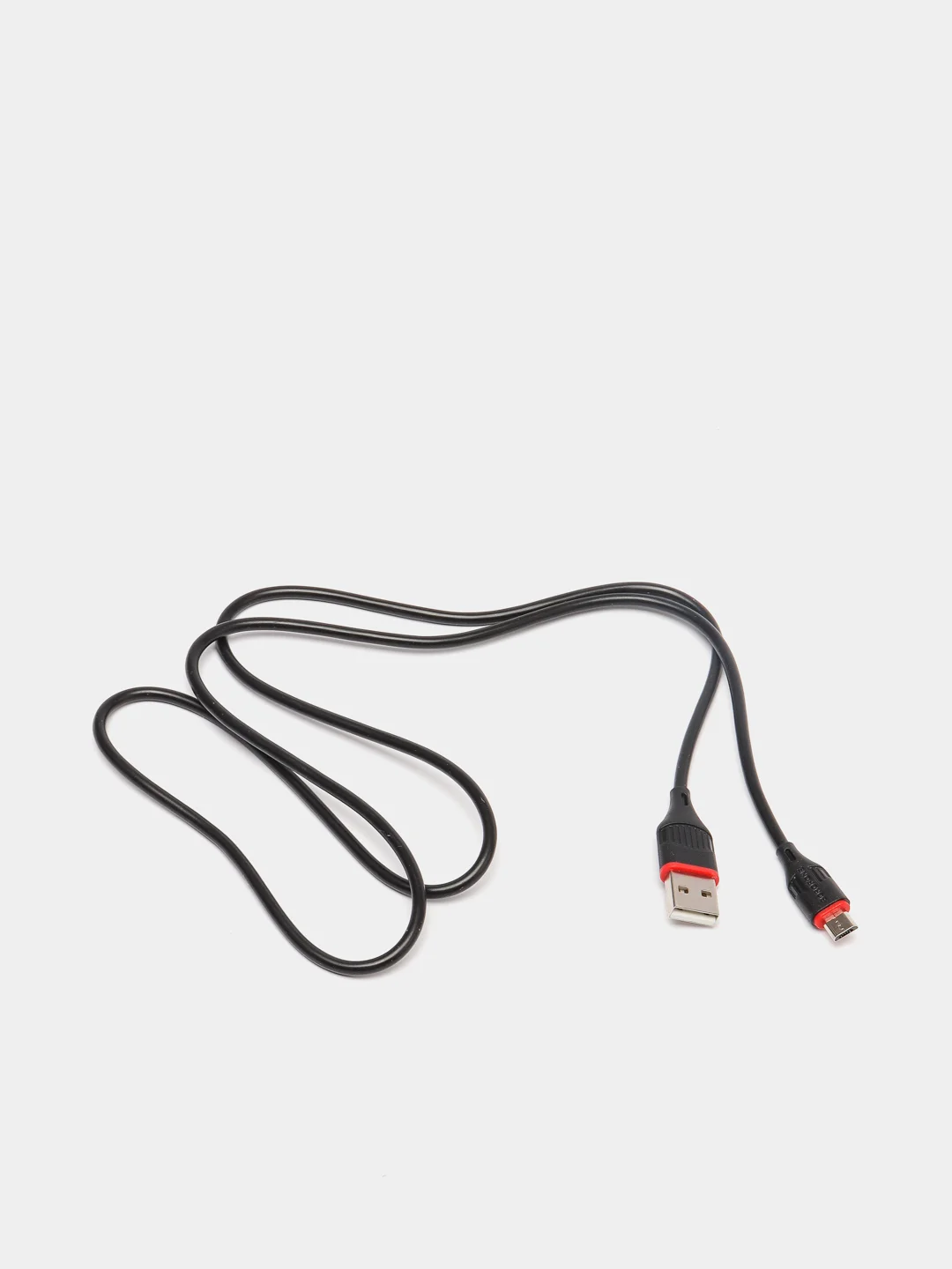 Черный кабель зарядный Borofone BX17 Micro-USB для android, 1 м