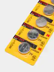 Элемент питания (батарейка/таблетка) KODAK CR2025 литиевая, DL2025, 3 В 5 штук в упаковке