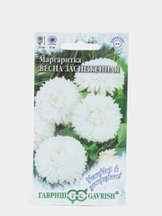 Семена цветы "Маргаритка Весна заснеженная"