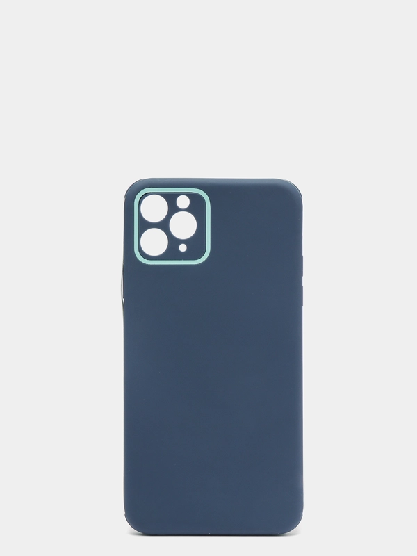 Чехол усиленный с полосой для iPhone 11 Pro Max, силиконовый