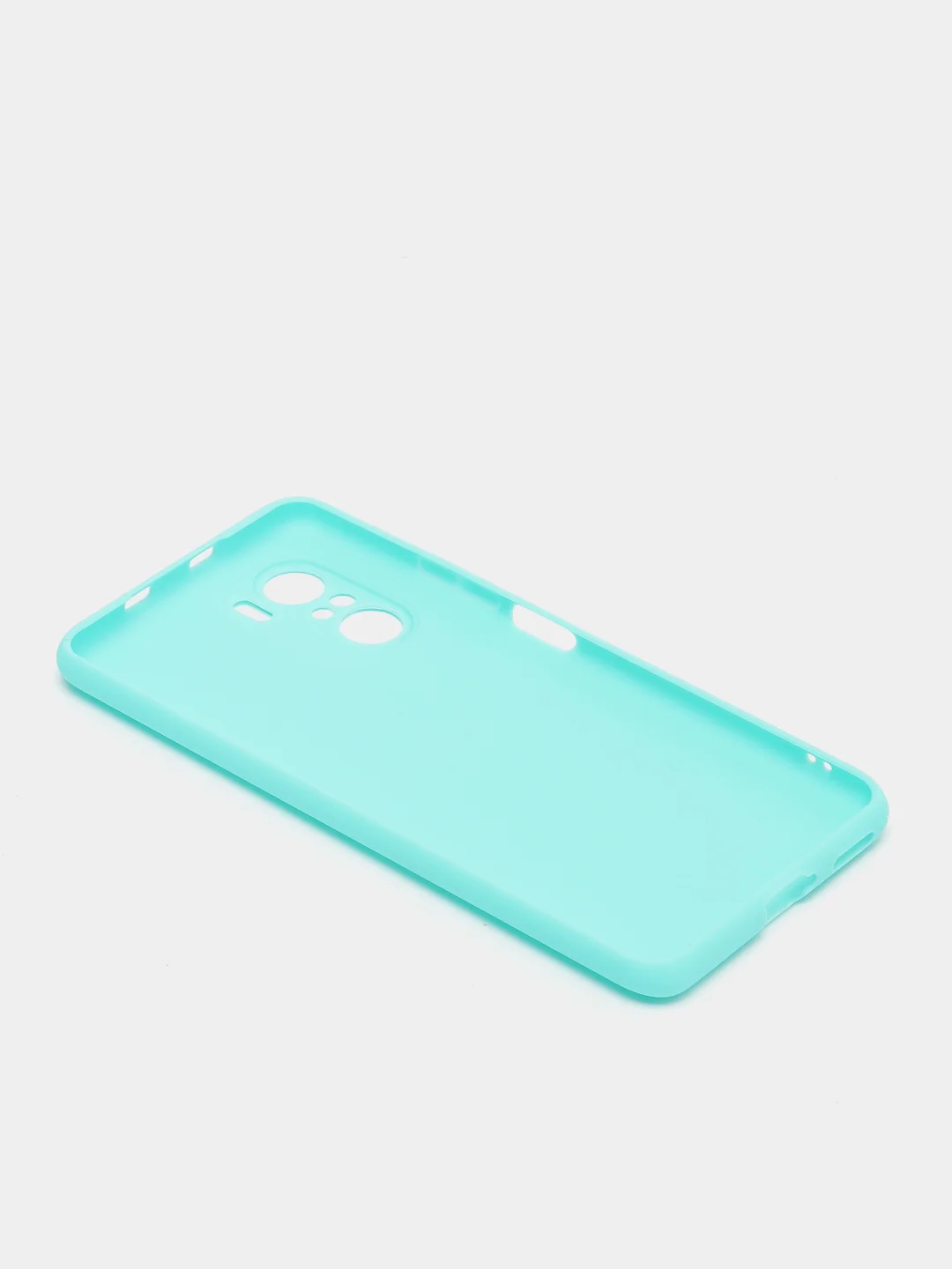 Бирюзовый чехол для Xiaomi Poco F3 / Xiaomi Redmi K40 Pro силиконовый матовый