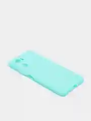 Бирюзовый чехол для Xiaomi Poco F3 / Xiaomi Redmi K40 Pro силиконовый матовый