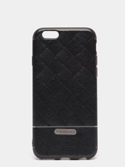 Накладка iPhone 6 YESIDO "Плетёнка", объёмный рисунок, серый