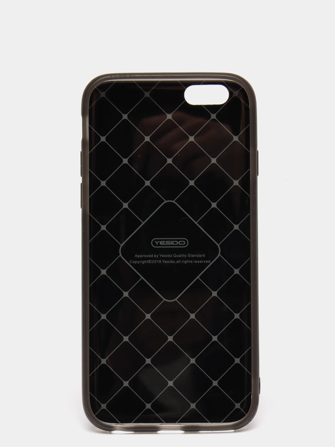 Накладка iPhone 6 YESIDO "Плетёнка", объёмный рисунок, серый