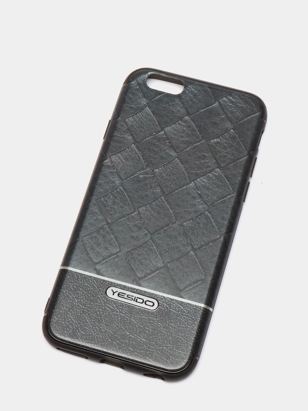 Накладка iPhone 6 YESIDO "Плетёнка", объёмный рисунок, серый