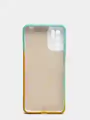 Горчичный силиконовый чехол Xiaomi Poco M3 Pro, с защитой камеры, палитра с бархатом