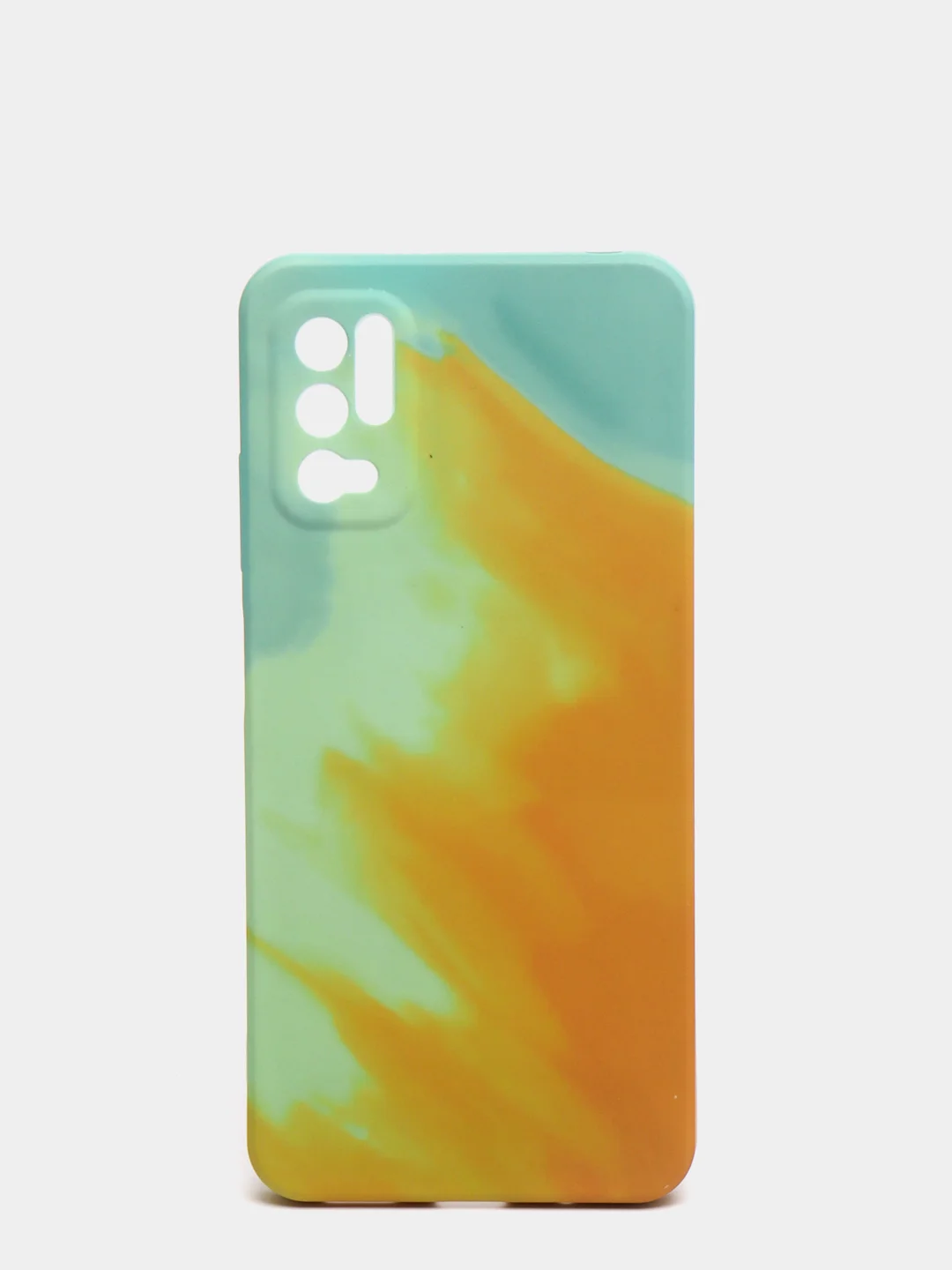 Горчичный силиконовый чехол Xiaomi Poco M3 Pro, с защитой камеры, палитра с бархатом