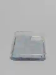 Синий силиконовый чехол Переливашка для iPhone 12 Mini