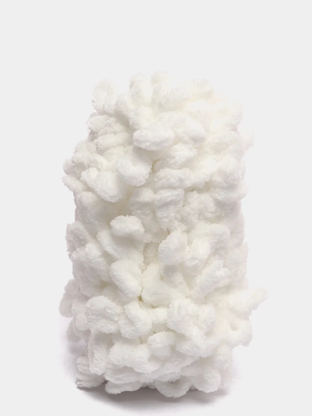 Белый пряжа Alize puffy петельки большие, 100% микрополиэстр, 100 гр 9,5 м