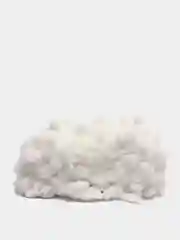 Белый пряжа Alize puffy петельки большие, 100% микрополиэстр, 100 гр 9,5 м