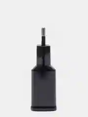 Черный зарядное устройство Borofone BA59A (1xUSB, QC 3.0, 18W+ опц.кабель Micro-USB или Type-C)