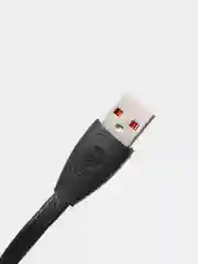Черный кабель для зарядки LENYES LC 25см Lightning , Type-C, micro-USB