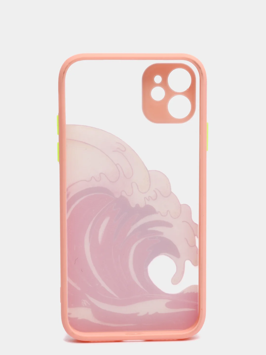 Коралловый чехол "Волна" для iPhone, на айфон 7/8 Plus 11 12/12 Pro 13 XR