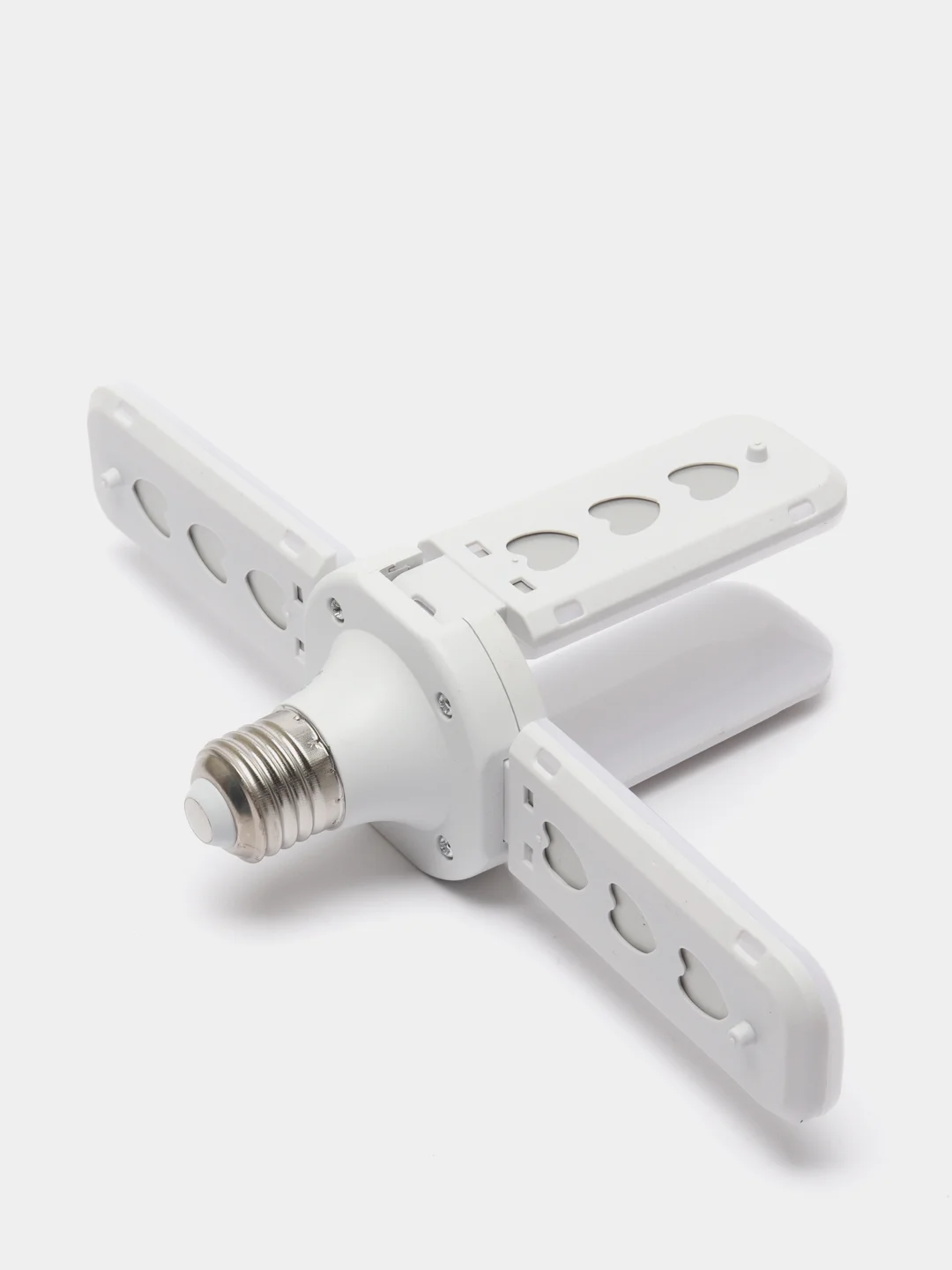 Белый лампа светодиодная яркая лампа Mini Fan Blade складная