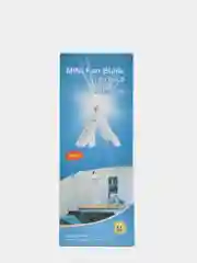 Белый лампа светодиодная яркая лампа Mini Fan Blade складная