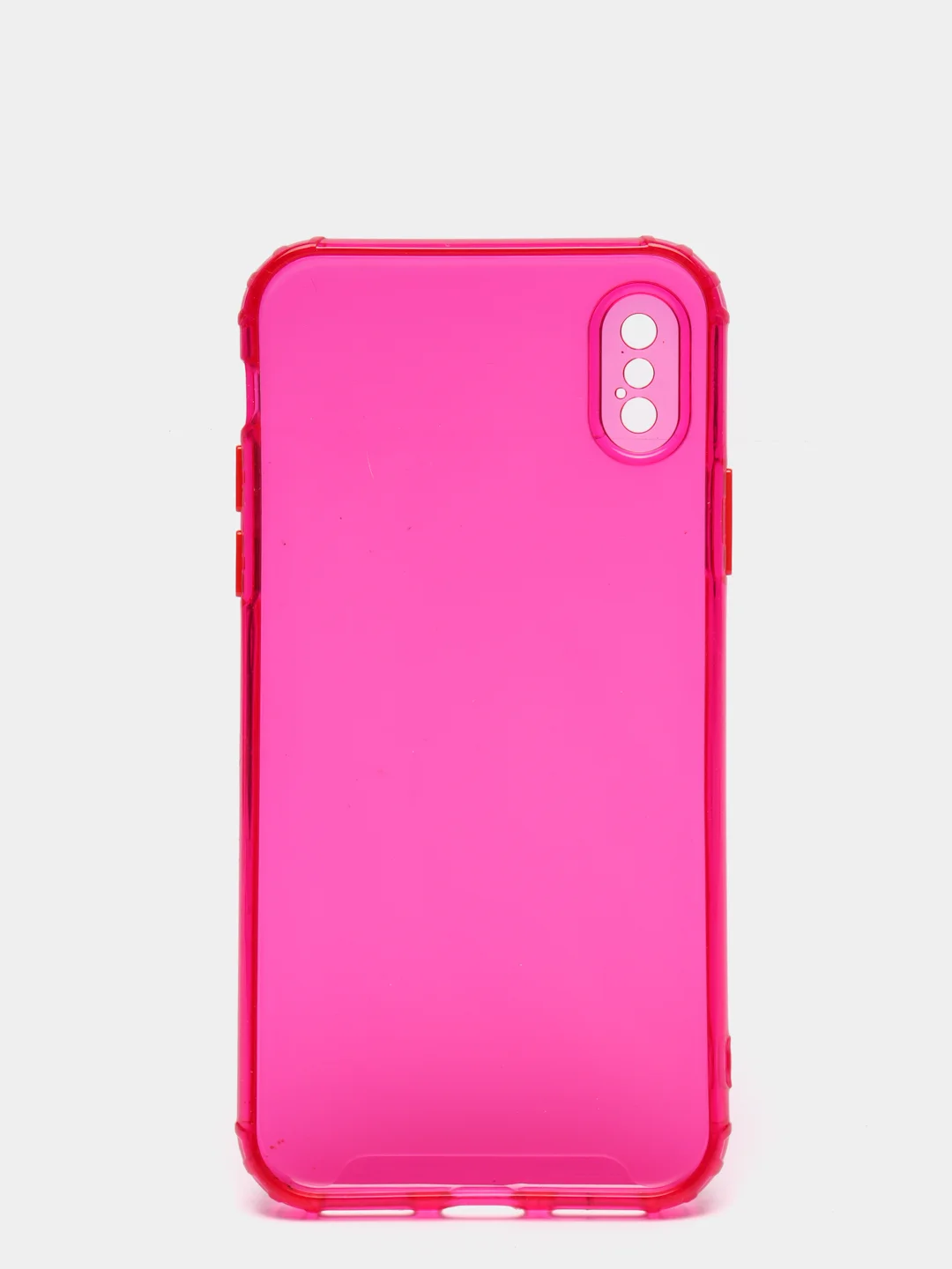Фиолетовый чехол для iPhone XS/12 Mini/12 Pro Max цветной матовый, прозрачный