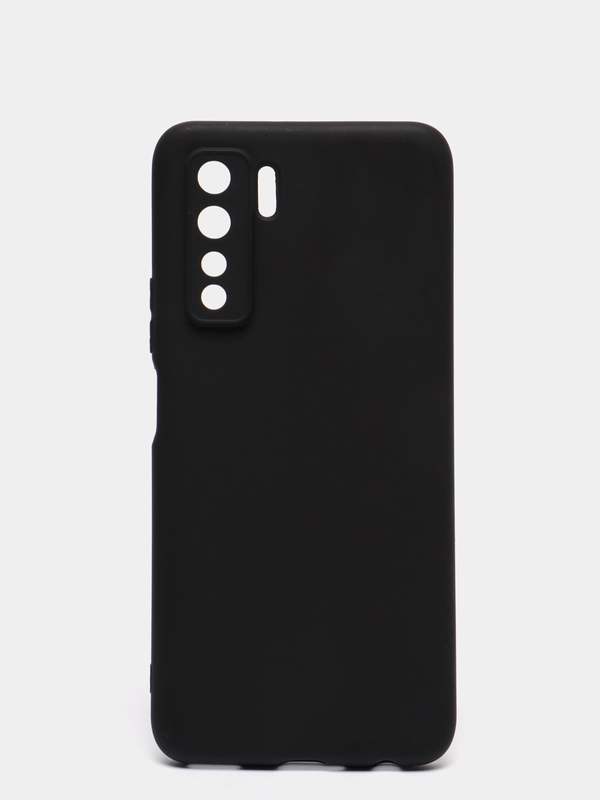Чехол Huawei Honor 30s, Хуавей Хонор 30с черный, силиконовый