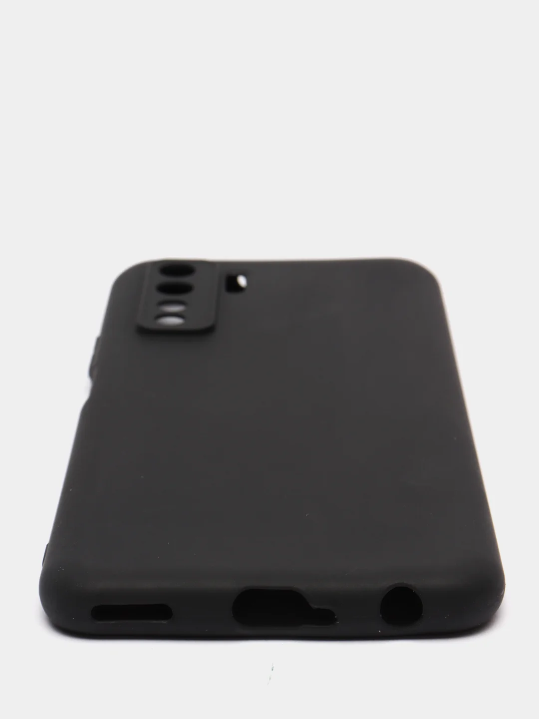 Угольный чехол Huawei Honor 30s, Хуавей Хонор 30с черный, силиконовый