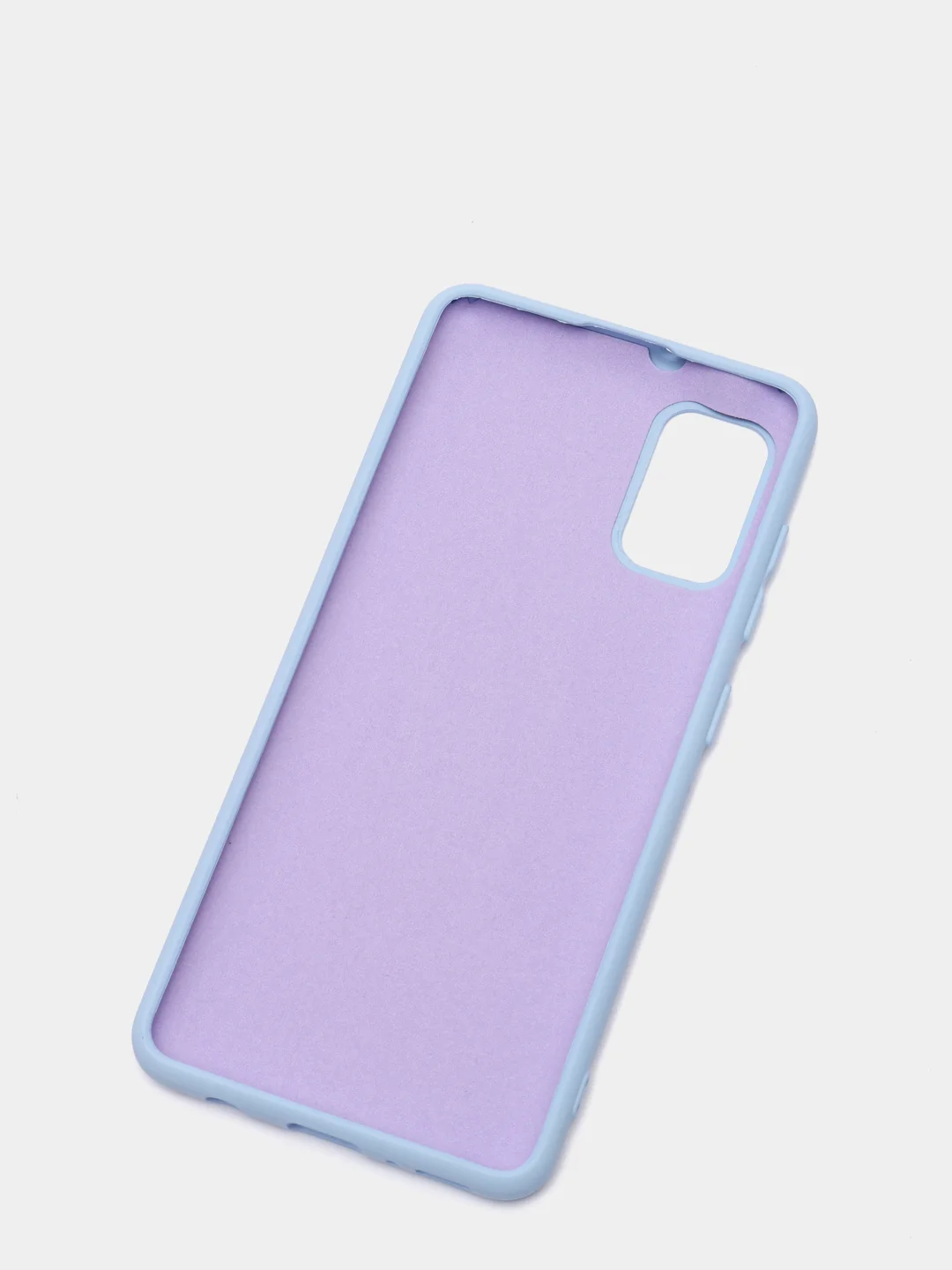 Небесно-голубой чехол Silicone Cover для Samsung Galaxy A41, Самсунг Галакси А41 силиконовый