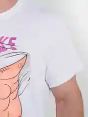 Белый футболка CoolPodarok с принтом