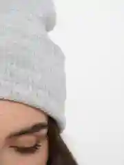 Серебряный шапка женская