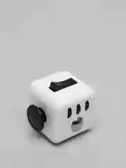 Черный кубик-антистресс Fidget Cube (фиджет куб) игрушка развивающая, тактильная, сенсорная