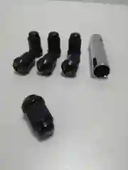Черный гайка колесная узкая, М12 х 1,5, 20 штук, ключ в комплекте