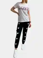 Черный спортивные штаны, женские