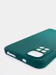 Красный чехол Xiaomi Redmi Note 11 4G, Redmi Note 11S силиконовый, цветной, с мягким подкладом