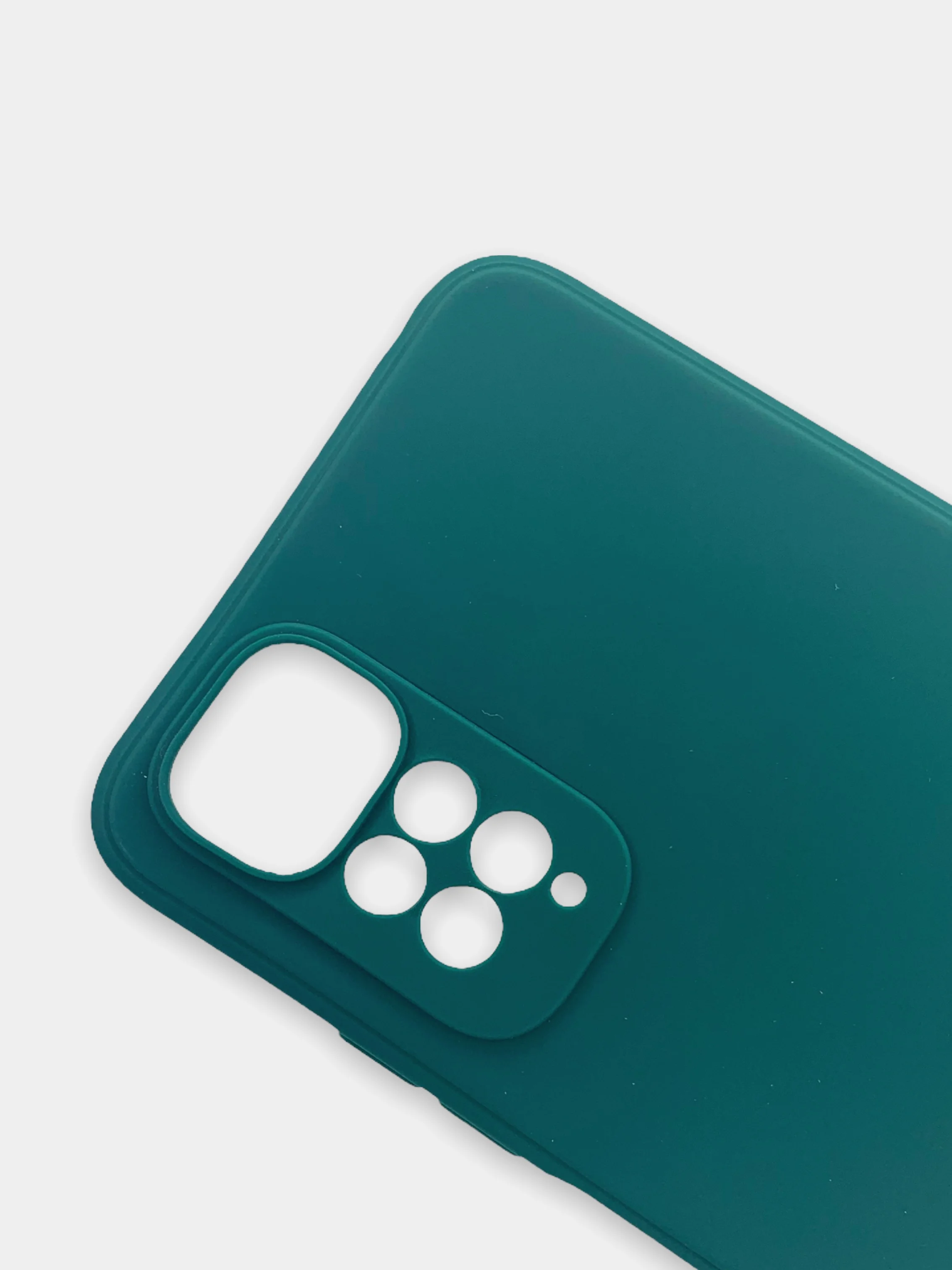 Красный чехол Xiaomi Redmi Note 11 4G, Redmi Note 11S силиконовый, цветной, с мягким подкладом