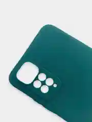 Красный чехол Xiaomi Redmi Note 11 4G, Redmi Note 11S силиконовый, цветной, с мягким подкладом