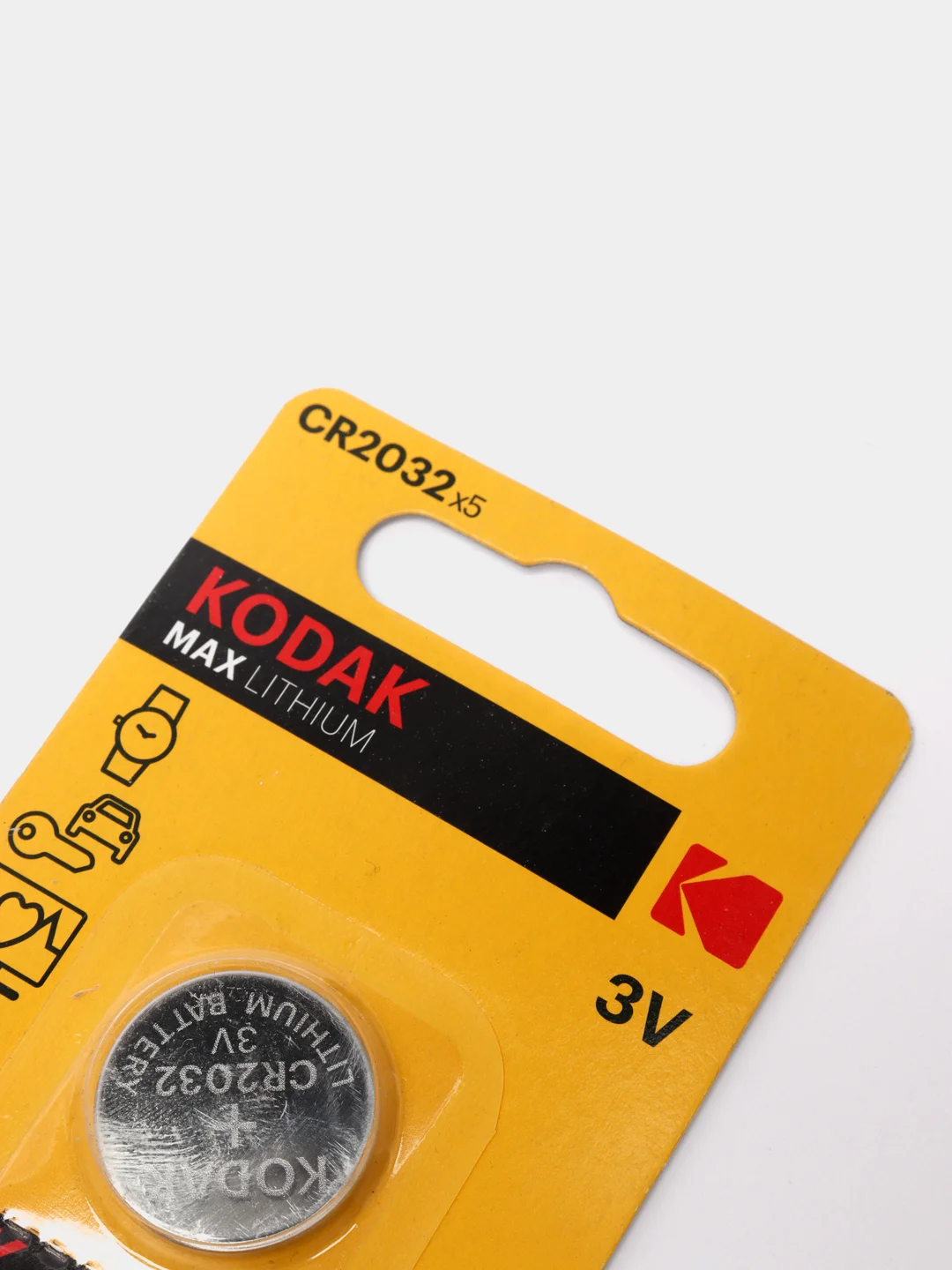 Батарейка Kodak CR2032, литиевая, DL2032, 5 штук